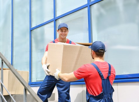 Recycling center in Crawley handling furniture