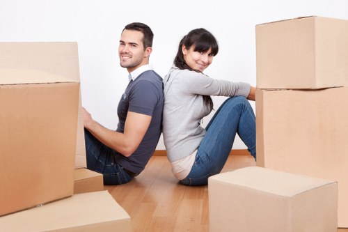 Professional furniture disposal team