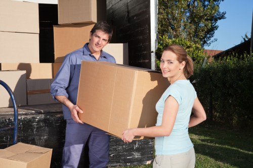 Residents disposing of furniture responsibly